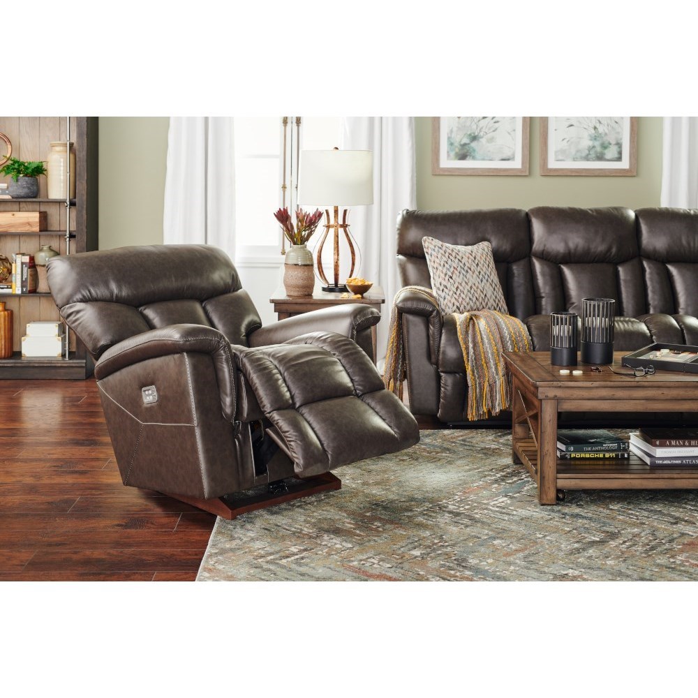 LaZBoy Mateo Casual Power Wall Saver Recliner with Power Headrest